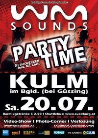 Wm-sounds Partytime | Kulm bei Güssing@Festhalle FF Kulm