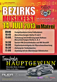Bezirksmusikfest Matrei-Mühlbachl-Pfons@Festzelt
