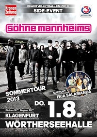 Shne Mannheims live  Krntenhalle, Klagenfurt