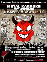 Headbangers Ball - Live Metal Karaoke@Escape Metalcorner