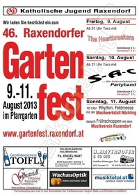 Gartenfest 2013 der KJ Raxendorf@Pfarrgarten