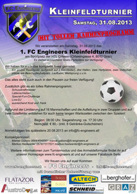 1. FC Engineers Kleinfeldturnier@Sportplatz der HTL Orterin 