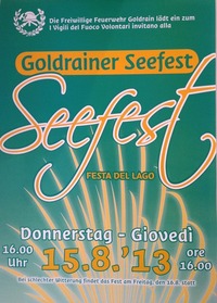 Goldrainer Seefest@Goldrainer See bei Latsch