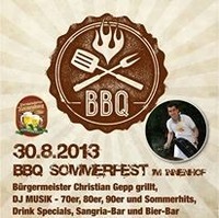 Rathaus BBQ Sommerfest im Innenhof@Rathaus Café-Bar