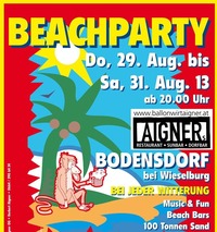 Beach Party @Ballonwirt Aigner (Sunbar/Dorfbar)