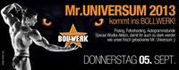 Mr. Universum 2013@Bollwerk Klagenfurt