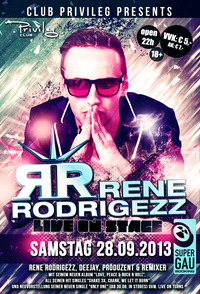 Rene Rodrigezz Live - Club Privileg@Club Privileg