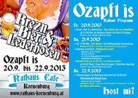 Brezn, Bier  Lederhosen - Dirndl Party  Oktoberfest-Zelt@Rathaus Café-Bar