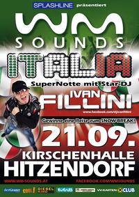WM-Sounds Italia mit Star-DJ Ivan Fillini@Kirschenhalle