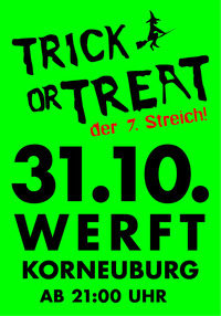 Trick or Treat....der 7. Streich