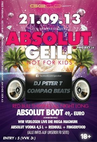 Absolut Geil! by Project 3x@Geco Bar