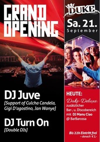 Grand Opening@Duke - Eventdisco