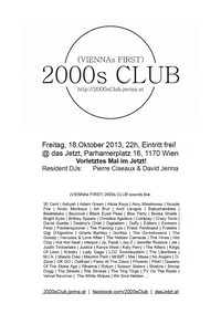 (VIENNAs FIRST) 2000s CLUB@Das Jetzt