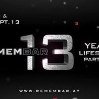13 Jahre - Remembar  @REMEMBAR