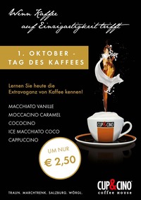 Tag des Kaffees@CUP&CINO Coffee House Marchtrenk
