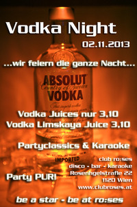 Vodka Party Night@club ro:ses disco - bar - karaoke