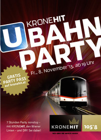 3. Kronehit U-Bahn Party@U-Bahn-Linie U2 - Sonderzug