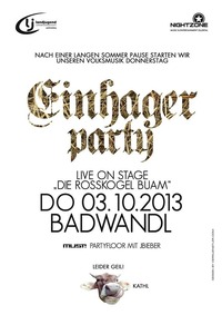 Einhager Party - Badwandl@Nightzone Zillertal