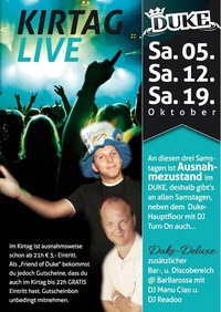 Kirtag Live@Duke - Eventdisco