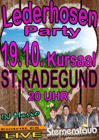 Lederhosen Party@Kursaal St.Radegund