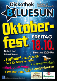 Oktober Fest@Diskothek Bluesun