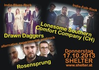 Lonesome Southern Comfort Company + Drawn Daggers + Rosensprung