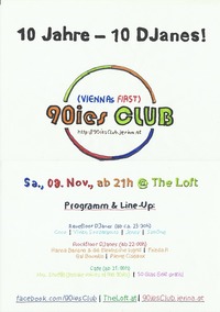 90ies Club: Zehn Jahre@Viennas First 90ies Club