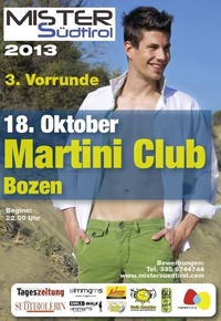 3. Vorrunde Mister Südtirol@Martini