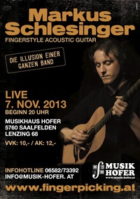 Markus Schlesinger - LIVE - im Rahmen der Santa Cruz Guitars Roadshow@Musikhaus Hofer