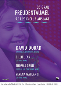 35 Grad Freudentaumel w/David Dorad (Katerholzig/Bachstelzen)@Club Auslage