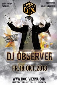 DJ Observer@BOX Vienna