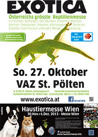 EXOTICA Reptilienmesse 27.10 VAZ St. Pölten@VAZ St.Pölten