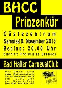 Prinzenkür 2013@Gästezentrum Bad Hall