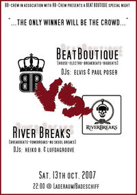 Beat Boutique vs. Riverbreaks@Badeschiff