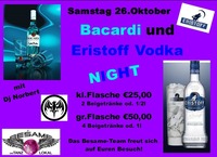 Bacardi und Eristoff Vodka Night@Beśame Tanzlokal