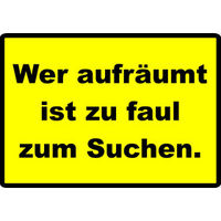 Gruppenavatar von wer aufräumt ist nur zu faul zum suchen!