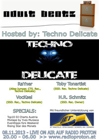 Adult Beatz #45 - Hosted by: Techno Delicate@Proton - das feie Radio