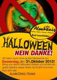 Halloween - Nein Danke@Almkönig