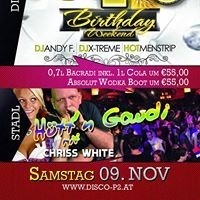 4 Jahre P2 - Birthday Weekend mit Menstrip@Disco P2