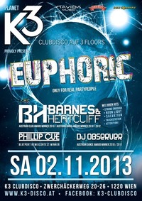 Euphoric - Barnes & Heatcliff@K3 - Clubdisco Wien