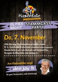 Stammgast Party - Oldies Night@Hasenfalle