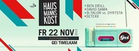 1st Hausmannskost - Feinste elektronische Küche@GEI Musikclub