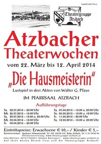 Atzbacher Theaterwochen 2014 