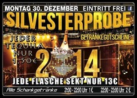 Silvesterprobe  Tequila Party