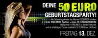 Deine 50 Euro Geburtstagsparty@Bollwerk Klagenfurt