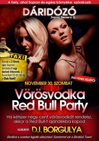 Vörösvodka Redbull Party@Dáridózó Sopron