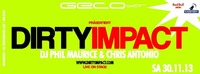 Dirty Impact live on stage!  DJ Phil Maurice & Chris Antonio@Geco Bar