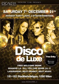 Disco de Luxe & Saturday Night@Escalera Club