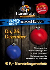 Hasenfalle Oldies Night X Mas Edition@Hasenfalle