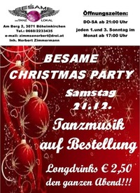 Besame Christmas-Party@Beśame Tanzlokal